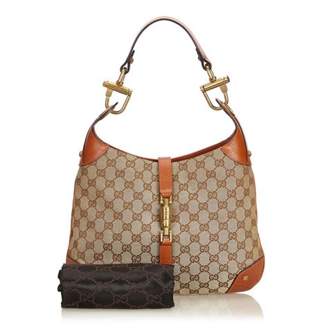 gucci brown leather purse|brown vintage gucci shoulder bag.